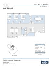 9665 Wilshire Blvd, Beverly Hills, CA à louer Plan d’étage- Image 1 de 1