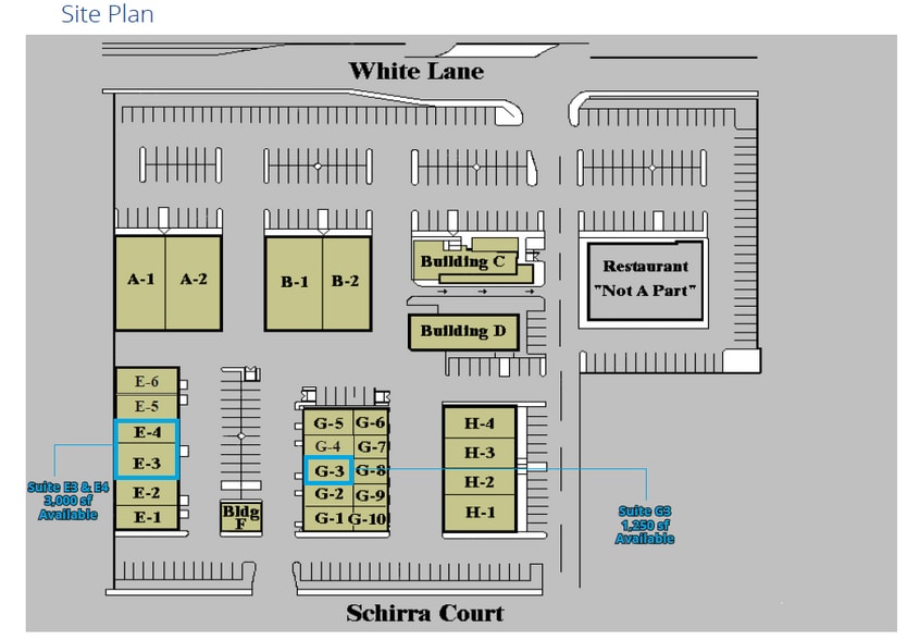 6801 White Ln, Bakersfield, CA for lease - Site Plan - Image 2 of 4