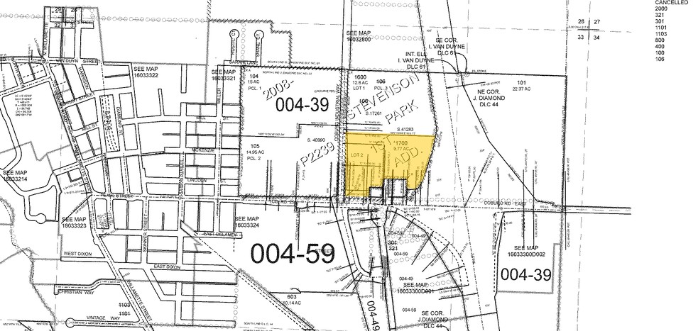 E Pearl St, Eugene, OR à vendre - Plan cadastral - Image 3 de 7