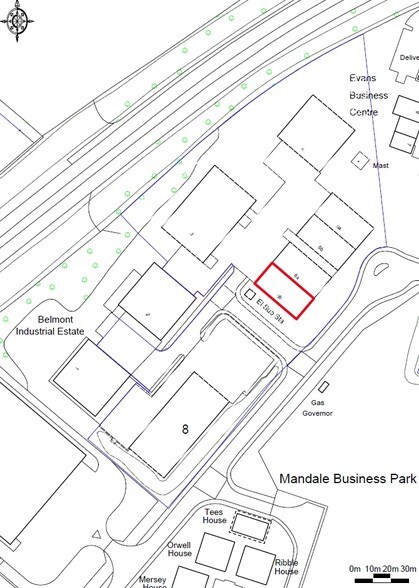 Portland Pl, Durham for lease - Site Plan - Image 3 of 3