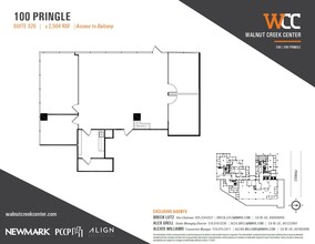 100 Pringle Ave, Walnut Creek, CA for lease Floor Plan- Image 1 of 1