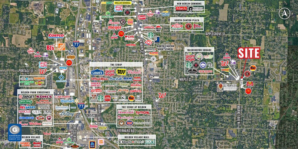 6434 Market Ave N, Canton, OH à louer - Aérien - Image 2 de 42