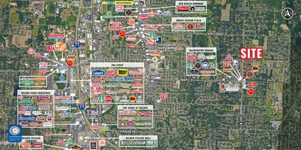 6434 Market Ave N, Canton, OH - Aerial  map view