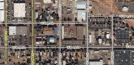 1515-1519 W Sharp Ave, Spokane, WA - Aérien Vue de la carte