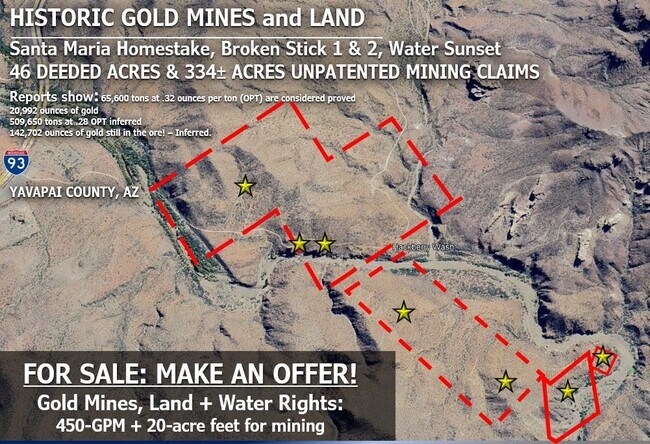 Plus de détails pour 13500 S. US-Highway 93, Congress, AZ - Terrain à vendre