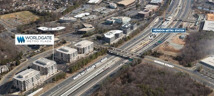 12851 Worldgate Dr, Herndon, VA - Aerial map view