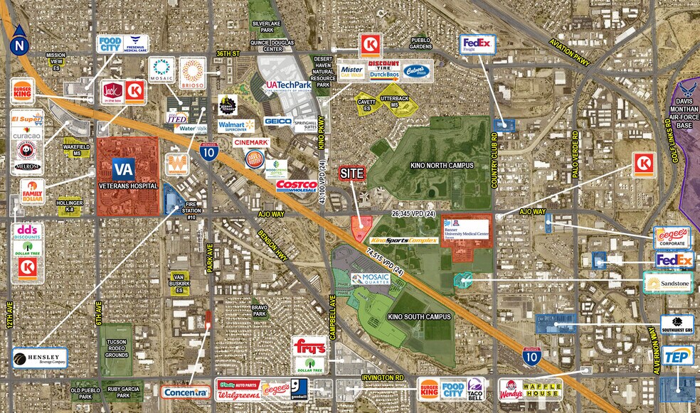 2160 E Ajo Way, Tucson, AZ à vendre - Photo du bâtiment - Image 2 de 2