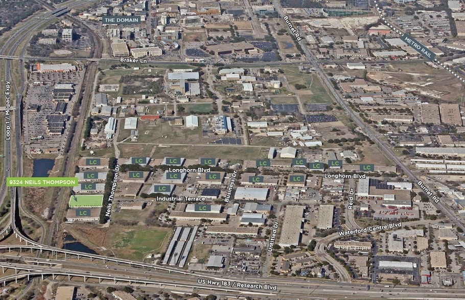 9324 Neils Thompson Dr, Austin, TX for lease - Aerial - Image 3 of 7