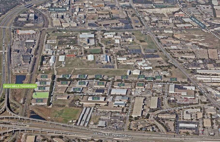 9324 Neils Thompson Dr, Austin, TX à louer - Aérien - Image 3 de 7