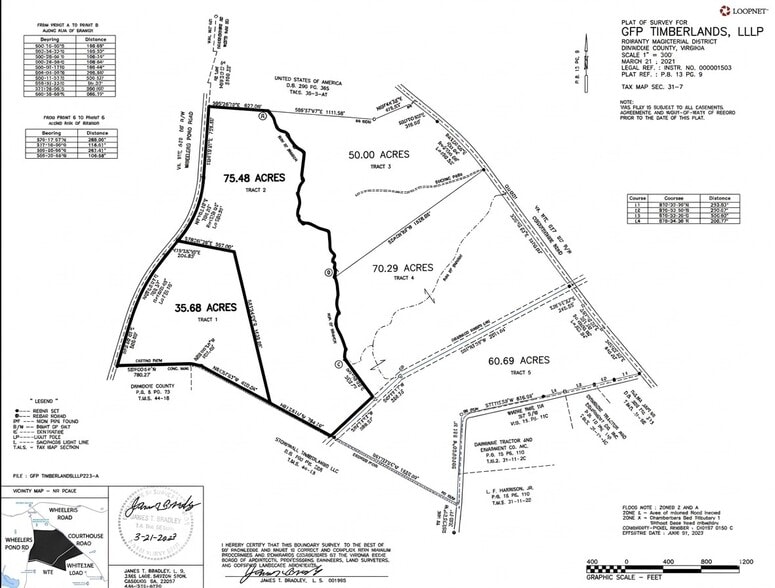 TBD Courthouse Rd, Sutherland, VA for sale - Plat Map - Image 2 of 14