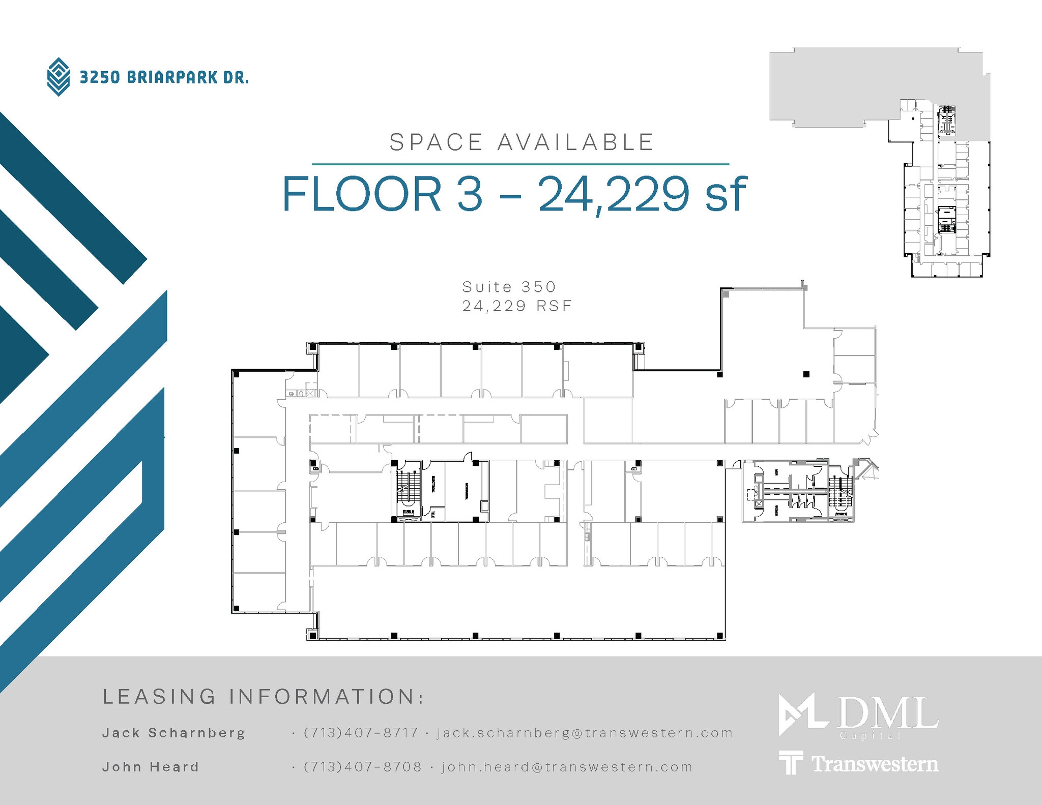 3250 Briarpark Dr, Houston, TX à louer Plan d’étage- Image 1 de 1