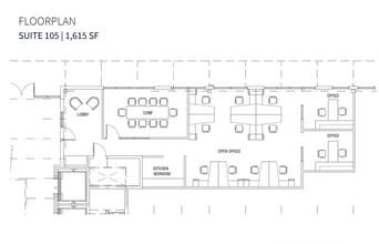 3200 Rockbridge St, Richmond, VA à louer Plan d’étage- Image 1 de 1