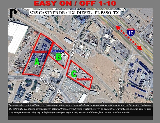 More details for 8765 Castner DR, El Paso, TX - Land for Lease