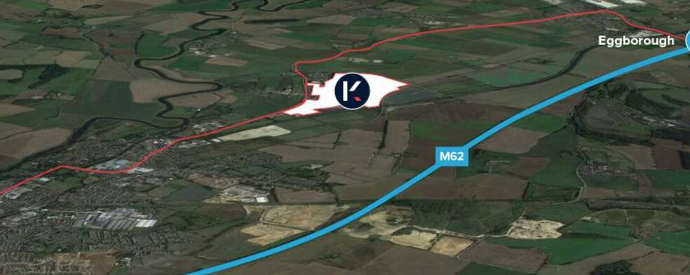 Kellingley Rd, Knottingley à louer - Aérien - Image 2 de 2