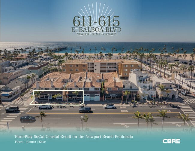 More details for 611-615 E Balboa Blvd, Newport Beach, CA - Retail for Sale