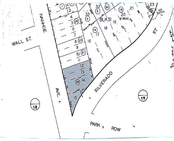 7817 Ivanhoe Ave, La Jolla, CA for lease - Plat Map - Image 2 of 11