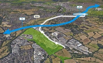 Loverose Way, Ilkeston, DBY - Aerial  map view