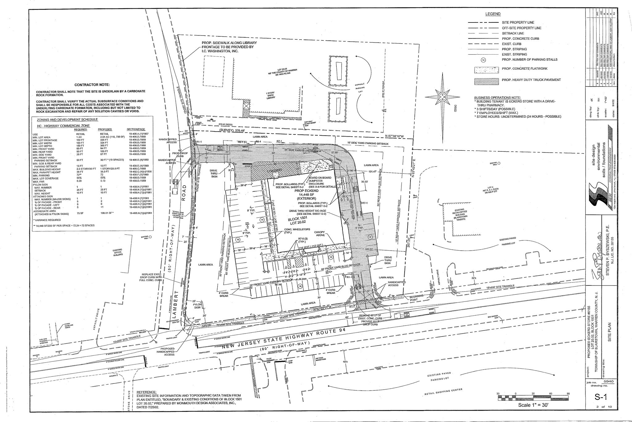 151 State Route 94, Blairstown, NJ à vendre Plan de site- Image 1 de 2