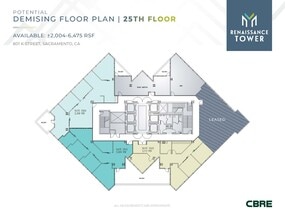 801 K St, Sacramento, CA for lease Floor Plan- Image 2 of 2