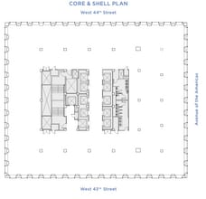 1133 Avenue of the Americas, New York, NY à louer Plan d’étage- Image 2 de 2