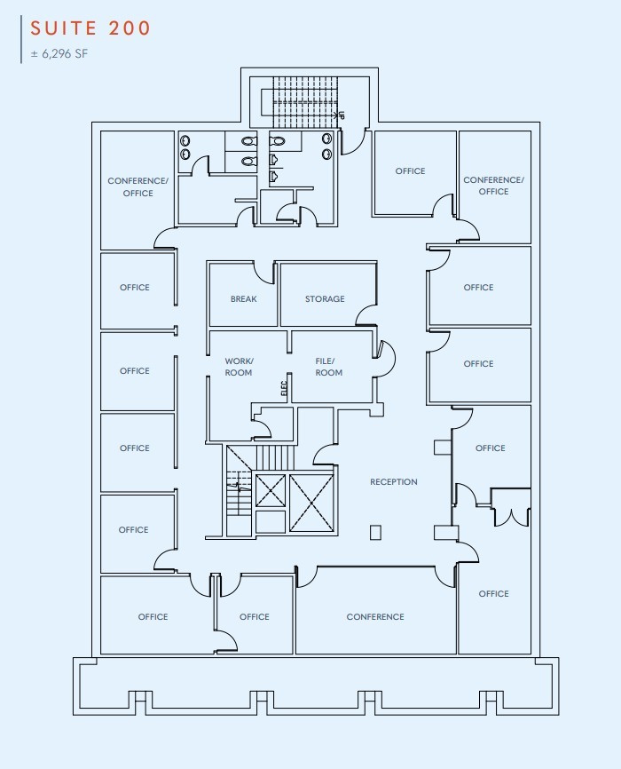 1720 Hillsborough St, Raleigh, NC for lease Floor Plan- Image 1 of 3