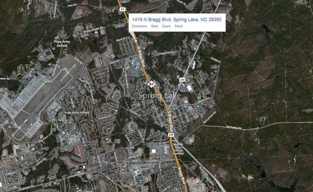 1419 N Bragg Blvd, Spring Lake, NC à vendre - Aérien - Image 2 de 2
