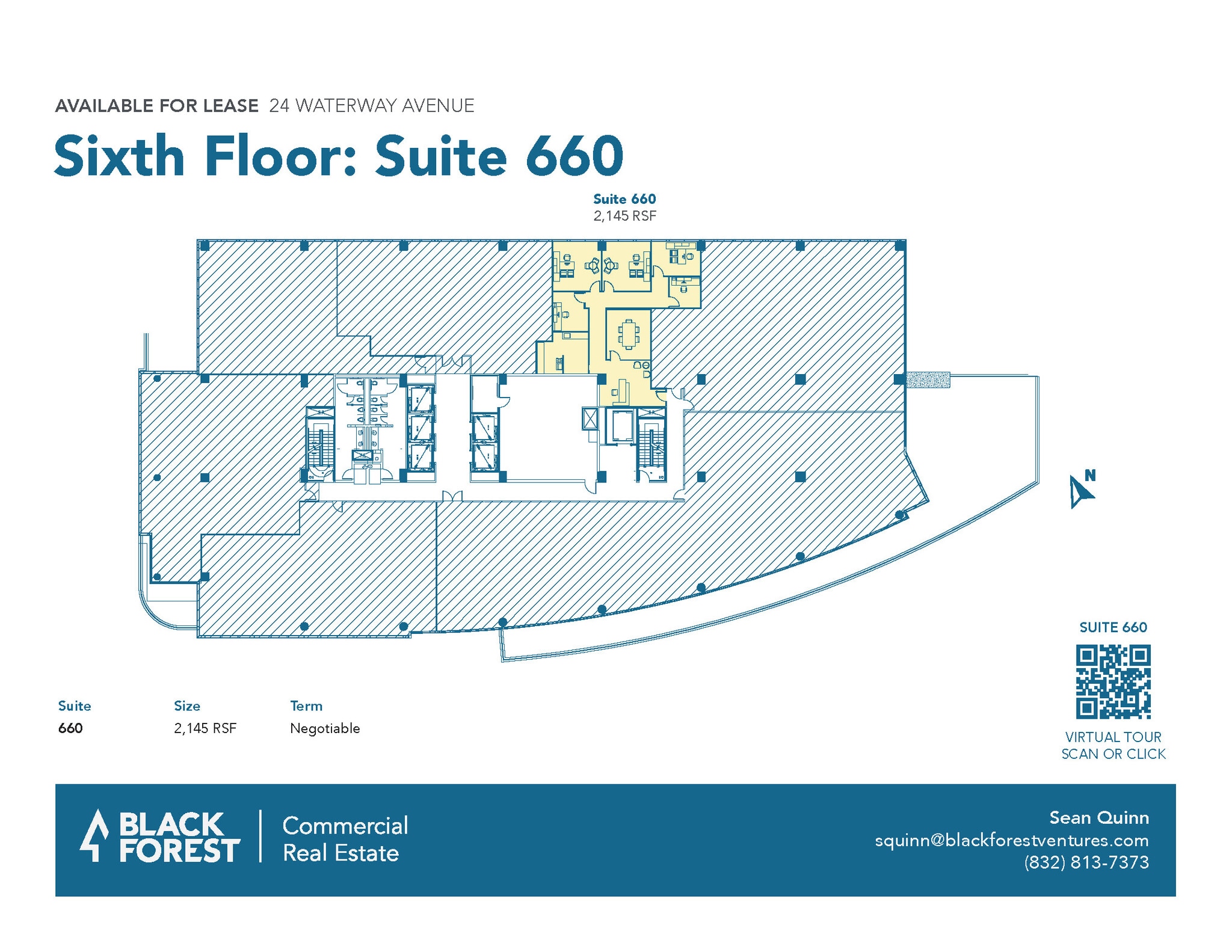 24 Waterway Ave, The Woodlands, TX for lease Floor Plan- Image 1 of 1