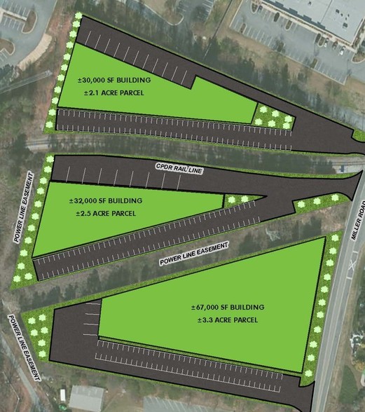 25518 Miller Rd, Greenville, SC à vendre - Plan de site - Image 2 de 2