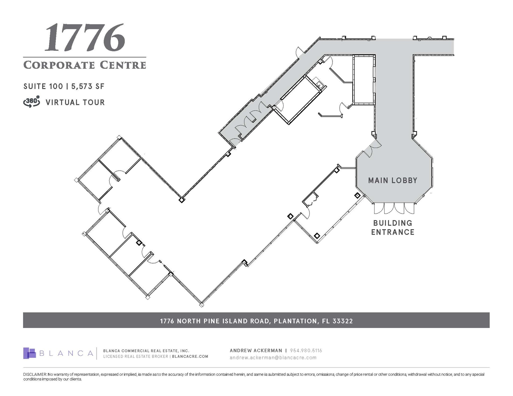1776 N Pine Island Rd, Plantation, FL for lease Floor Plan- Image 1 of 1