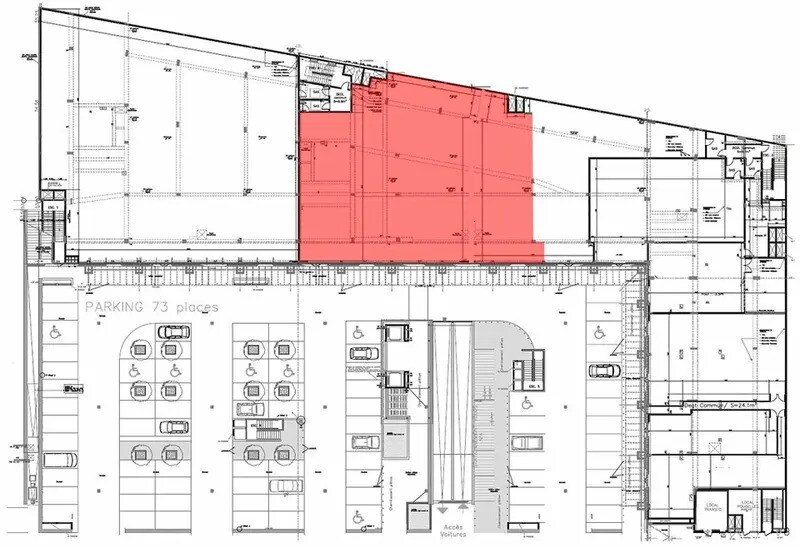 Retail in Rennes for lease - Floor Plan - Image 3 of 4