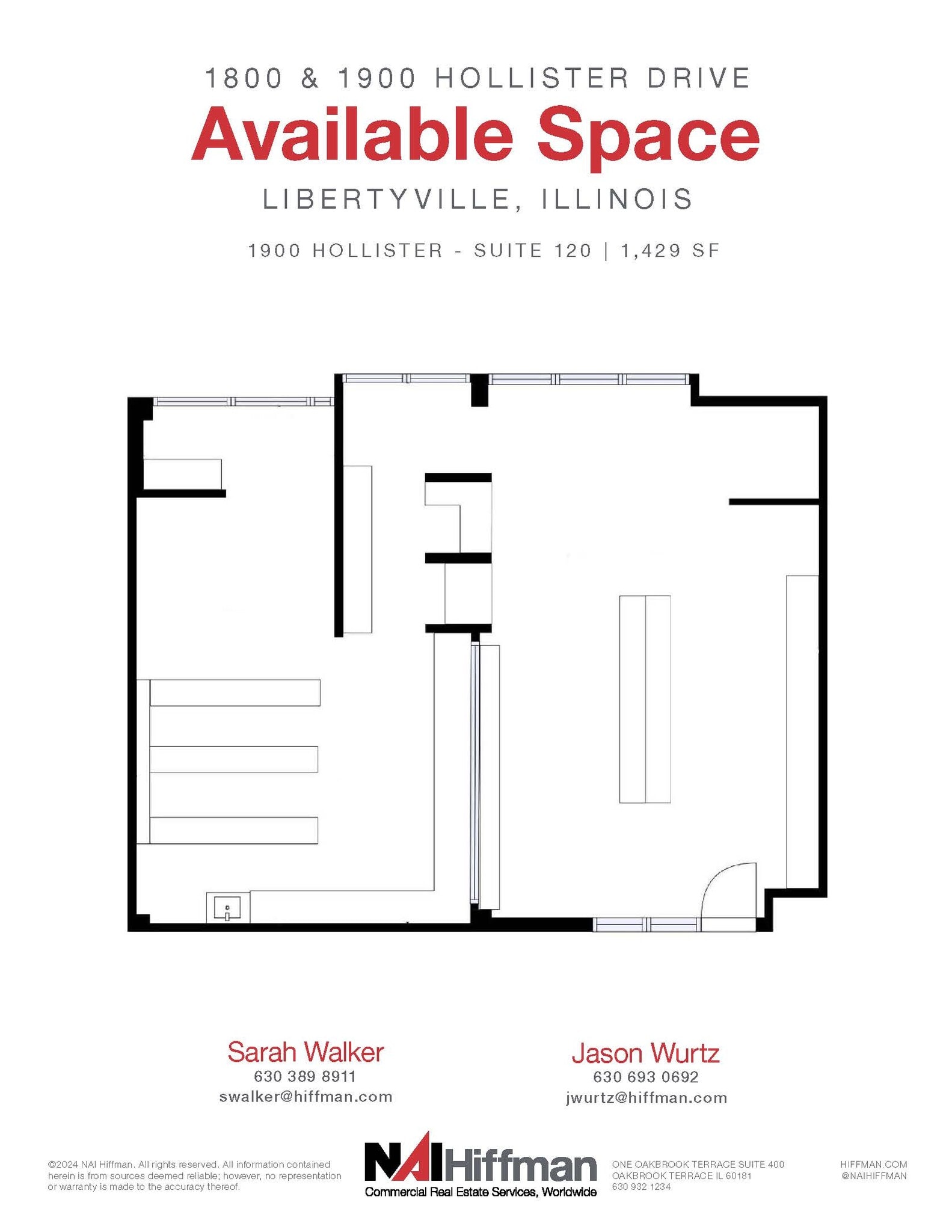 1900 Hollister Dr, Libertyville, IL for lease Floor Plan- Image 1 of 1