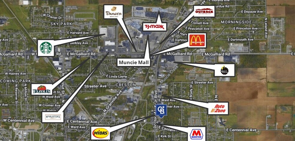 2000 N Dr Martin Luther King Jr Blvd, Muncie, IN à louer - Photo du bâtiment - Image 2 de 2