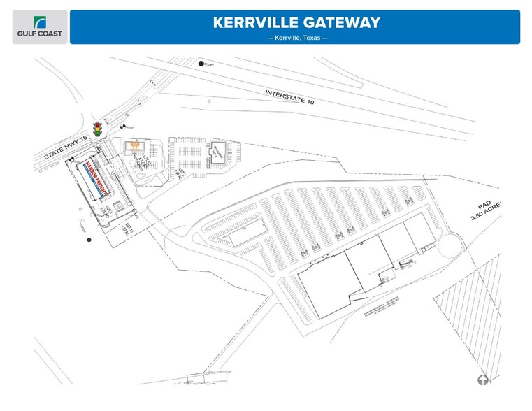 Sidney Baker Street, Kerrville, TX à vendre - Plan de site - Image 2 de 3