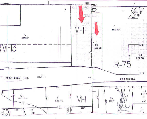 5125 Peachtree Industrial Blvd, Peachtree Corners, GA à louer - Plan cadastral - Image 3 de 3