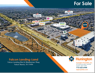 Plus de détails pour Falcon Landing Boulevard & Westheimer Pkwy, Katy, TX - Terrain à vendre