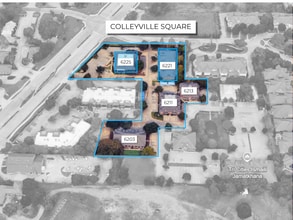 6221 Colleyville Blvd, Colleyville, TX - AÉRIEN  Vue de la carte