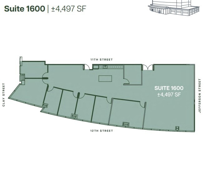 555 12th St, Oakland, CA for lease Floor Plan- Image 1 of 3