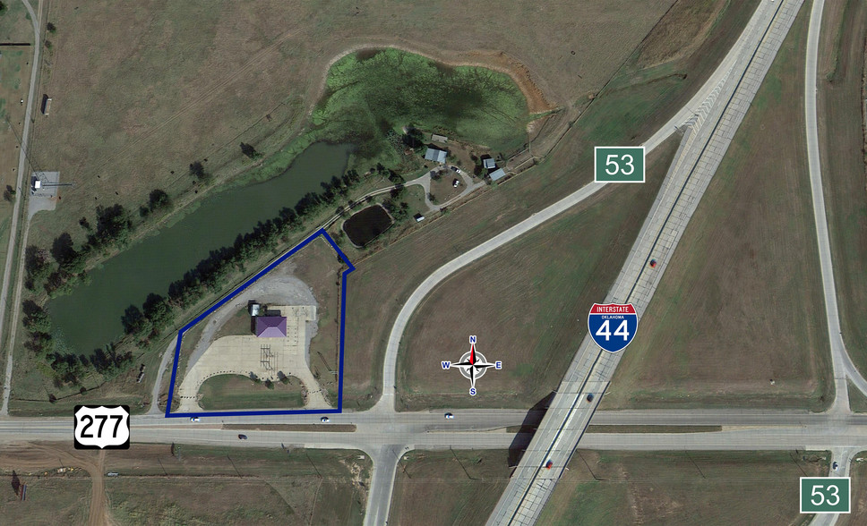 6866 Highway 277, Elgin, OK for sale - Aerial - Image 1 of 1