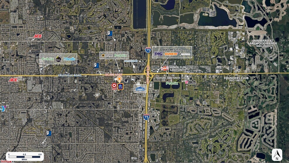 5356-5446 Fruitville Rd, Sarasota, FL à louer - Photo du bâtiment - Image 2 de 2