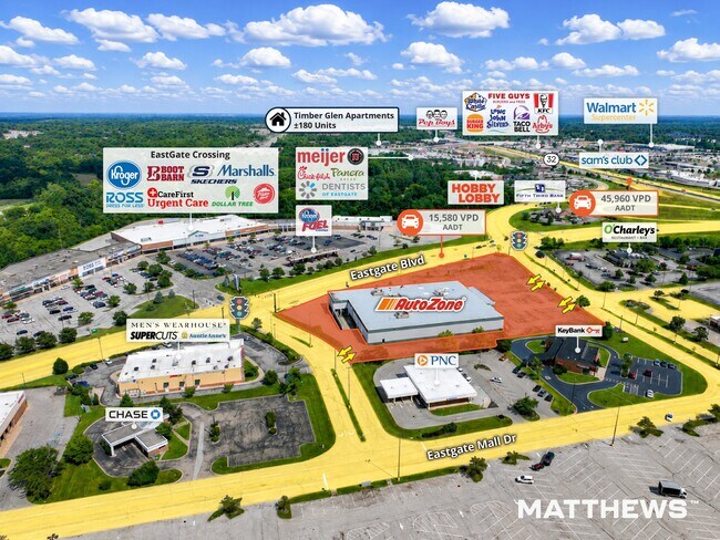 Plus de détails pour 4585 Eastgate Blvd, Cincinnati, OH - Commerce de détail à vendre