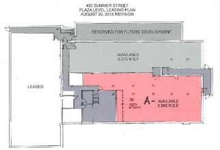 422 Summer St, Stamford, CT à louer Plan d’étage- Image 2 de 2