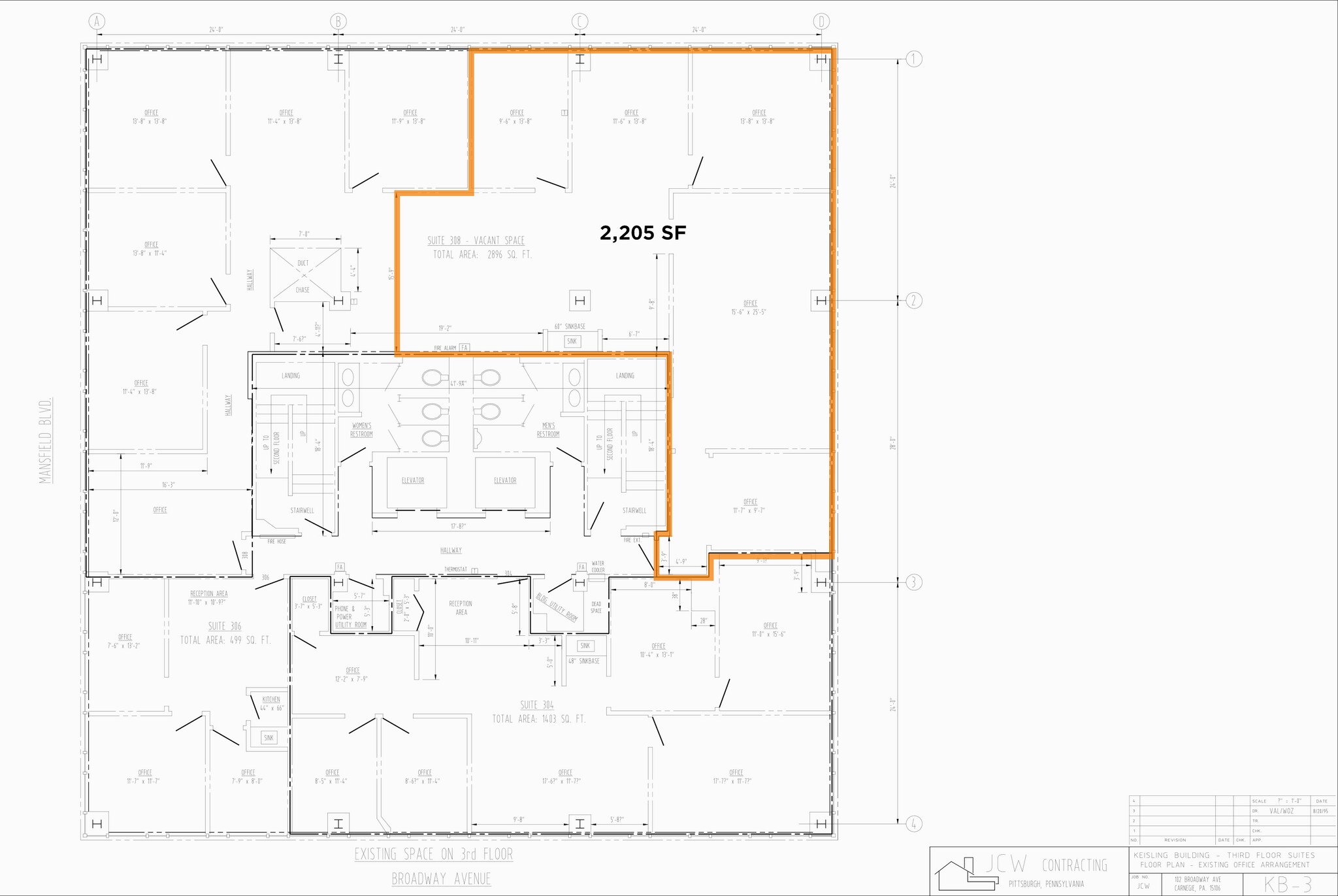 102 Broadway St, Carnegie, PA à louer Plan d  tage- Image 1 de 1