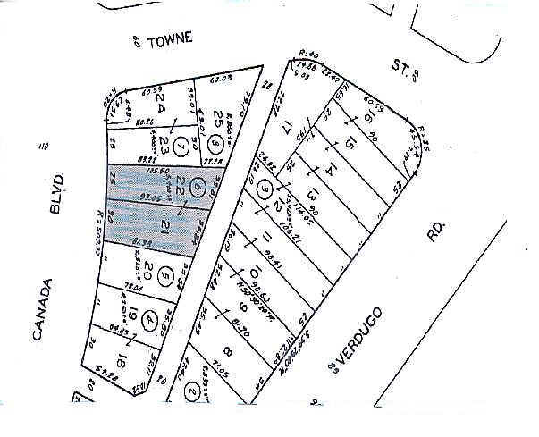 1528 Canada Blvd, Glendale, CA à louer - Plan cadastral - Image 2 de 11