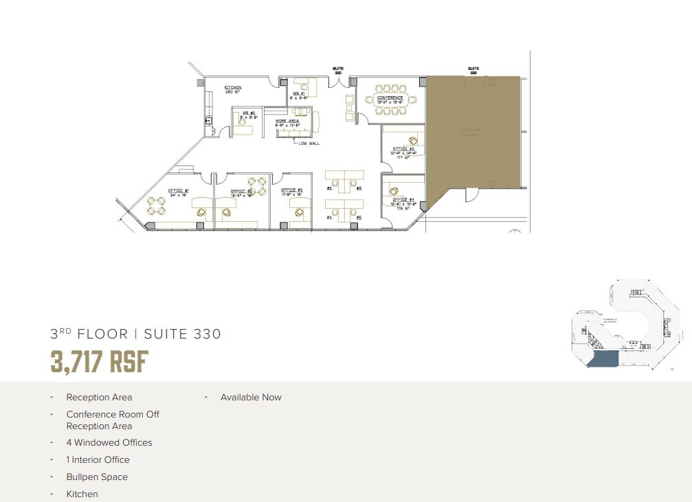 20750 Ventura Blvd, Woodland Hills, CA à louer Plan d  tage- Image 1 de 1