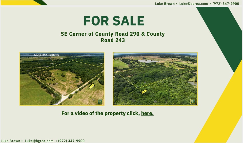 County Road 290, Collinsville, TX for sale - Building Photo - Image 2 of 3