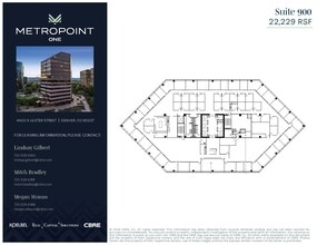 4600 S Ulster St, Denver, CO à louer Plan d’étage- Image 1 de 1
