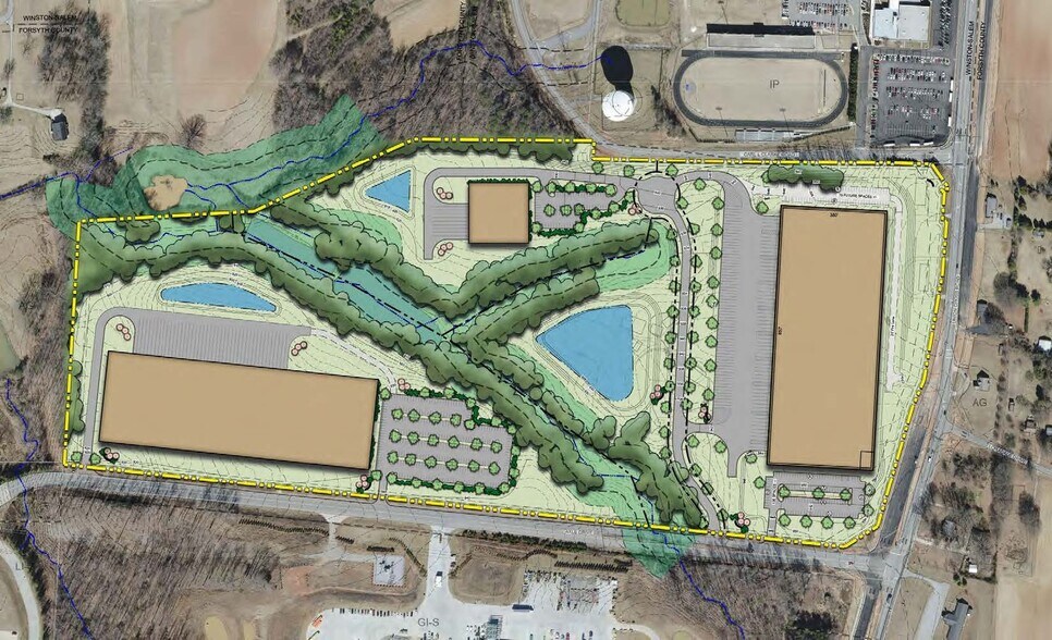 4245 Envision Dr, Winston-Salem, NC à louer - Plan de site - Image 2 de 2