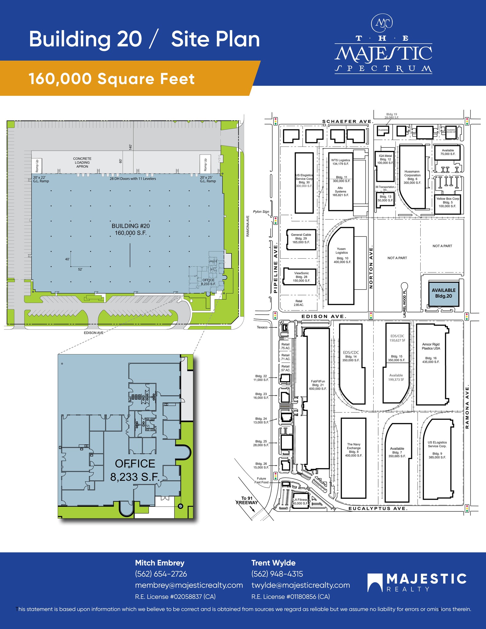 4450 Edison Ave, Chino, CA for lease Site Plan- Image 1 of 1