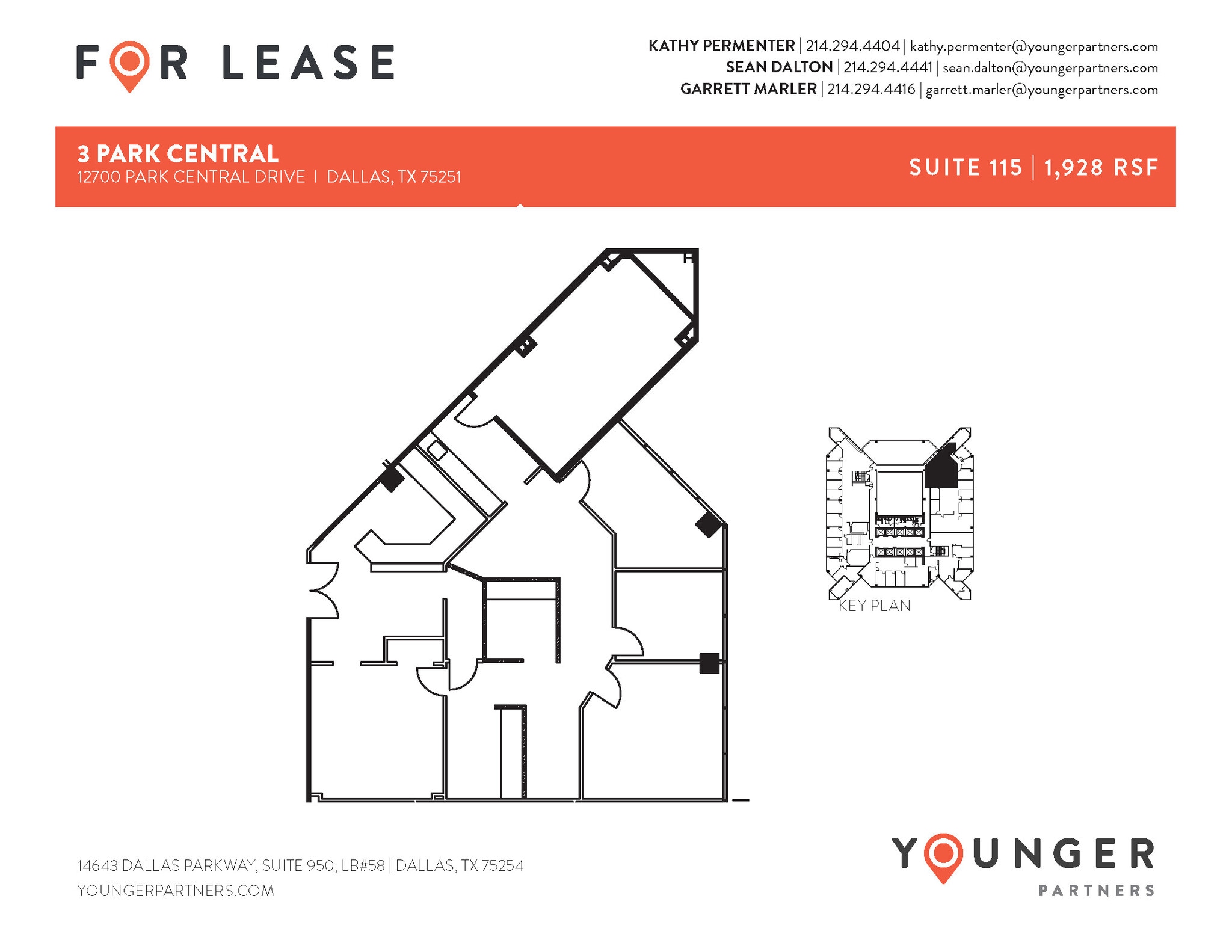 12700 Park Central Dr, Dallas, TX à louer Plan d’étage- Image 1 de 2