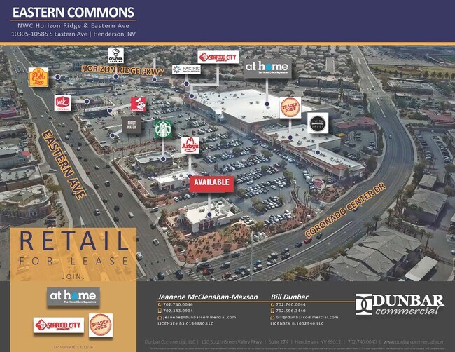 More details for 10345-10405 S Eastern Ave, Henderson, NV - Retail for Lease